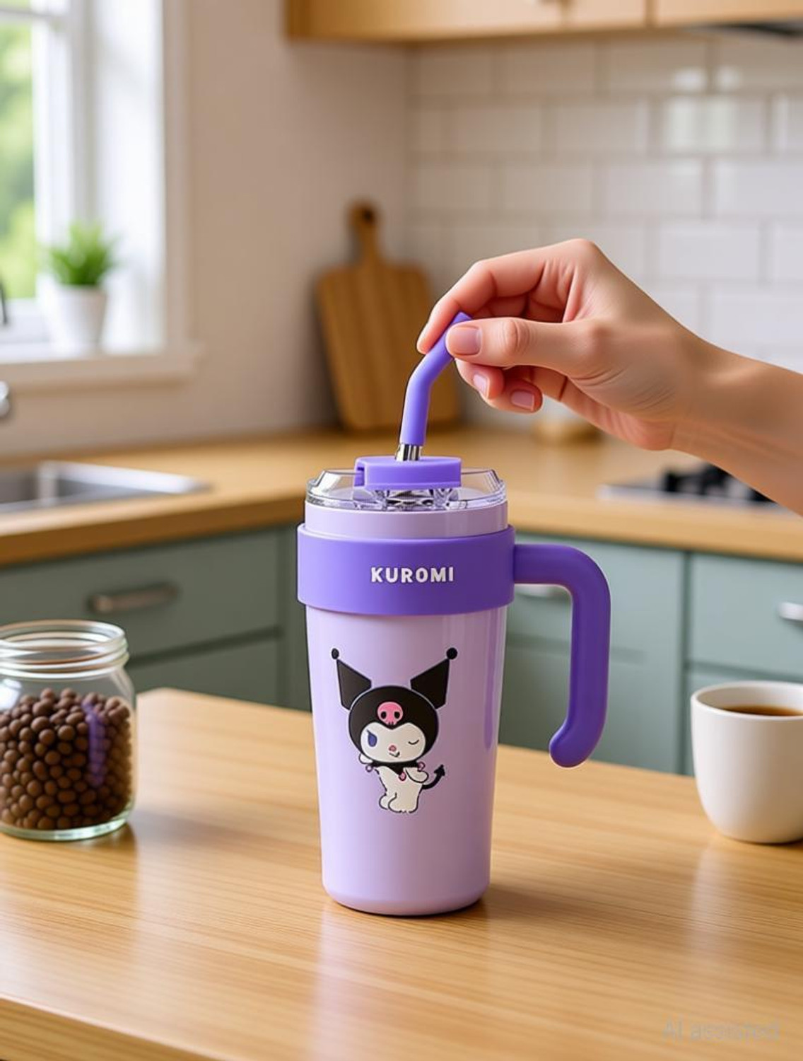 Image of VDNSI Stainless Steel Double Wall Thermos Tumbler Vacuum Insulated Coffee Cup with Lid 860 ml Steel Flask