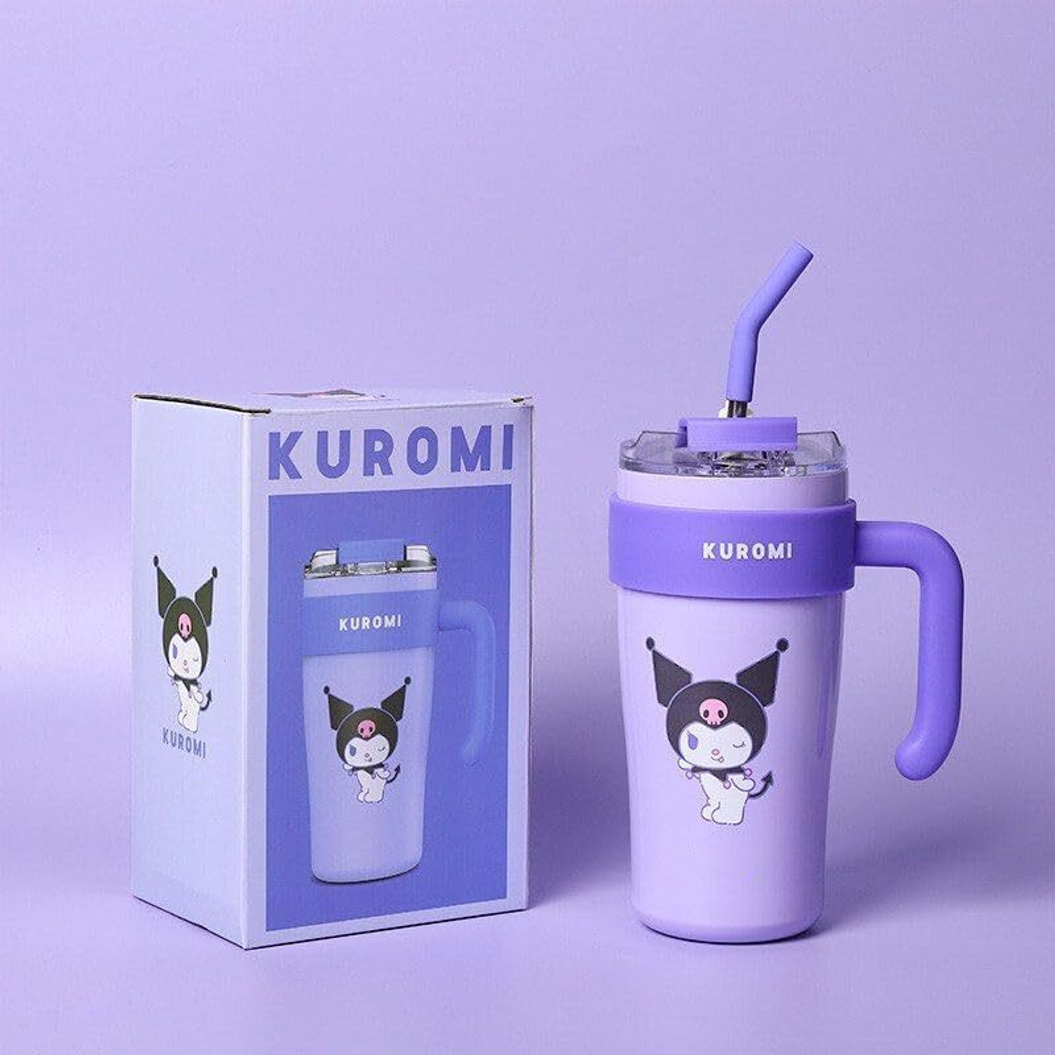 Image of VDNSI Stainless Steel Double Wall Thermos Tumbler Vacuum Insulated Coffee Cup with Lid 860 ml Steel Flask