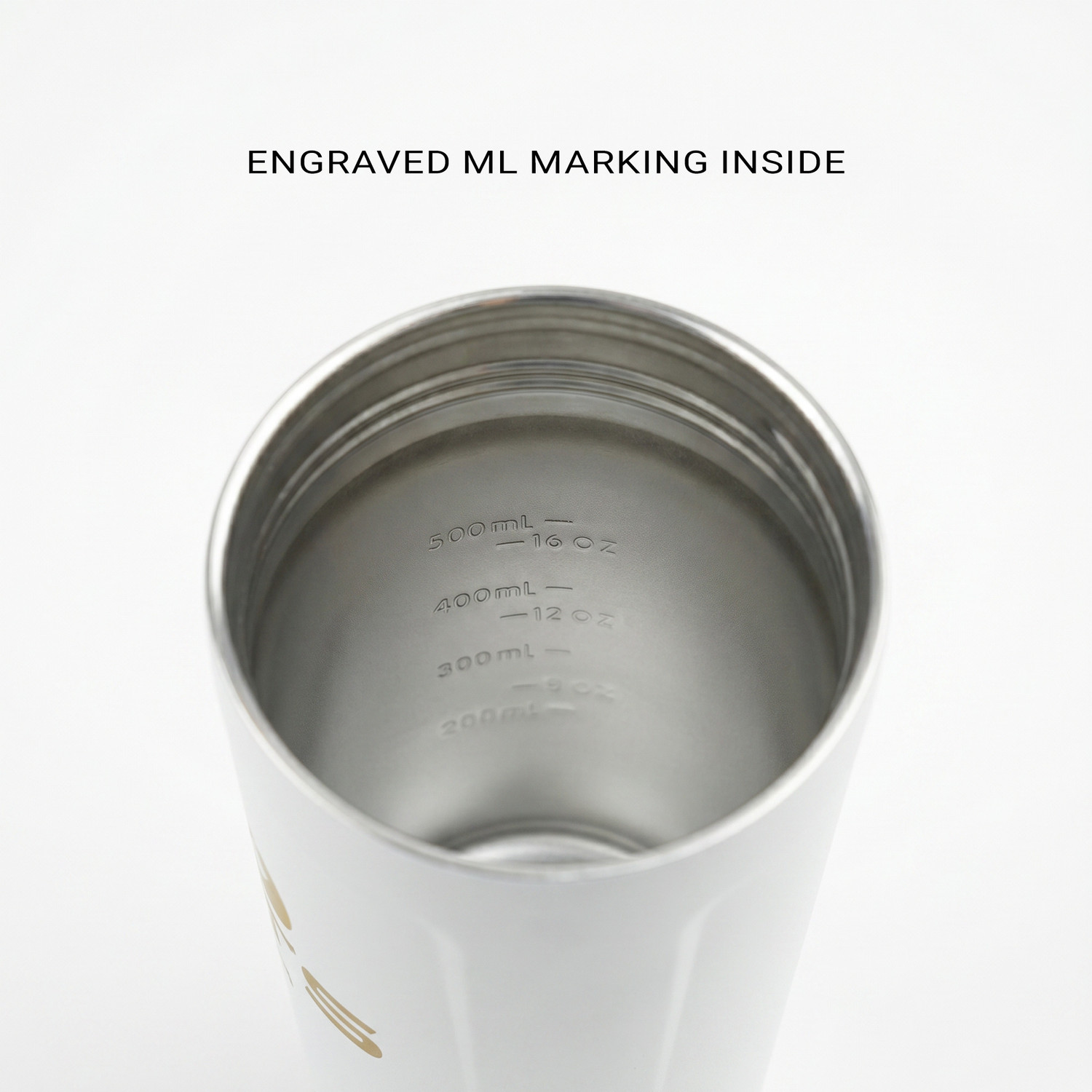 Image of MUSCLEBLAZE ARC 600 ml Stainless Steel Shaker