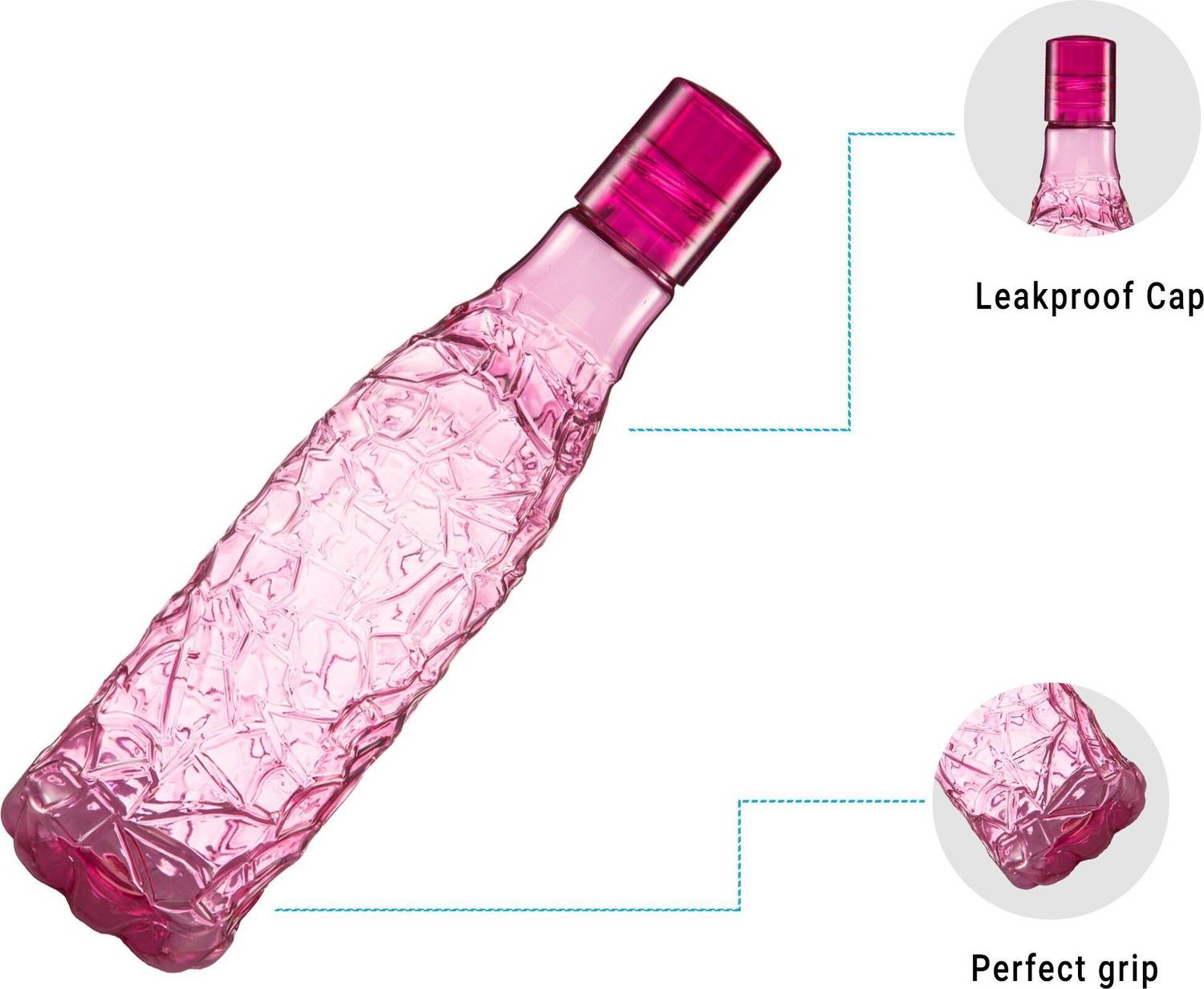 Flipkart SmartBuy Mosaic Bottle 1000ml Pack of 6 - Image 5