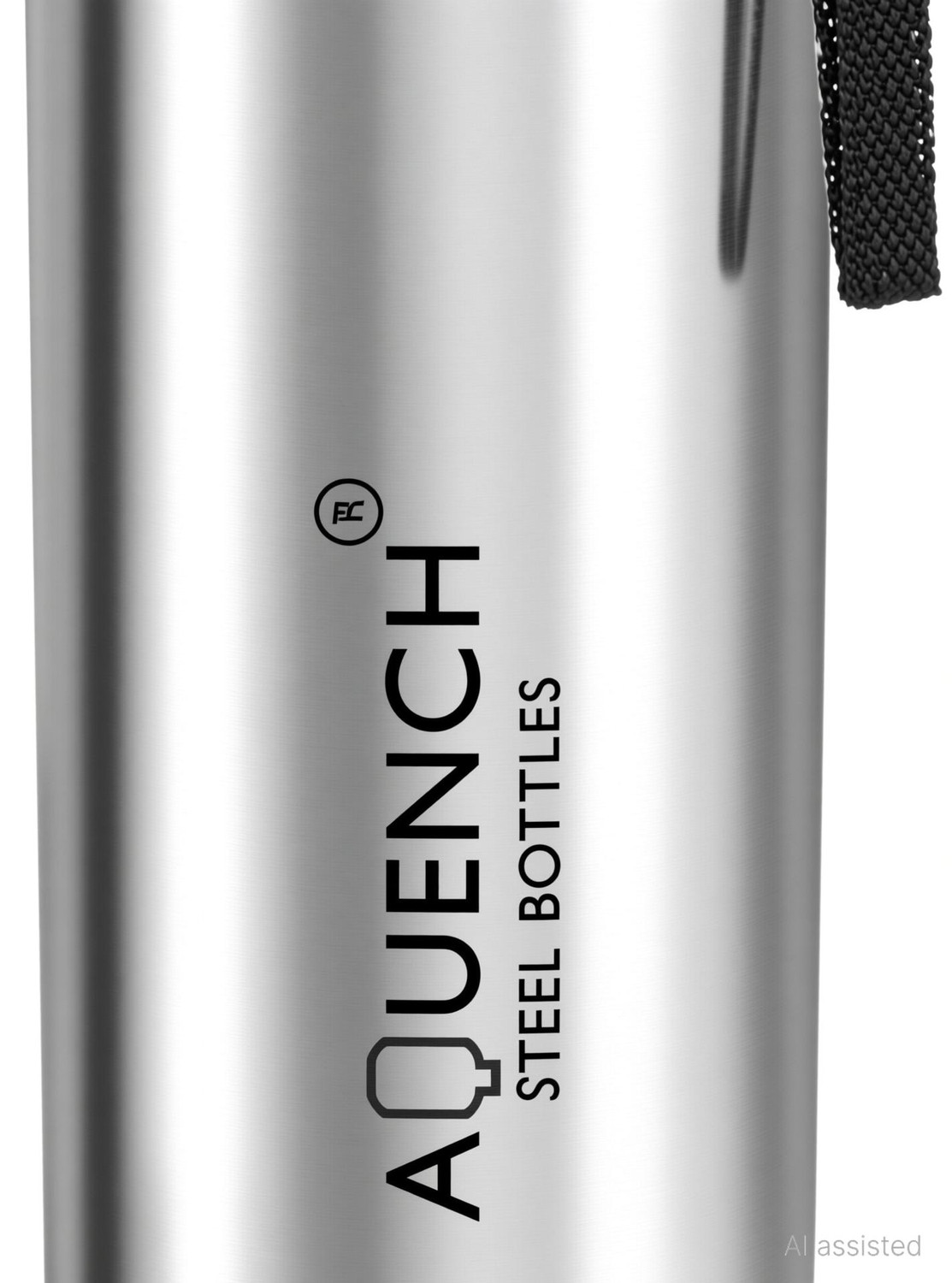 Image of AQUENCH Messi Stainless Steel 1L Water Bottle for Fridge, Office, Gym & Home Use 1000 ml Stainless Steel Bottle