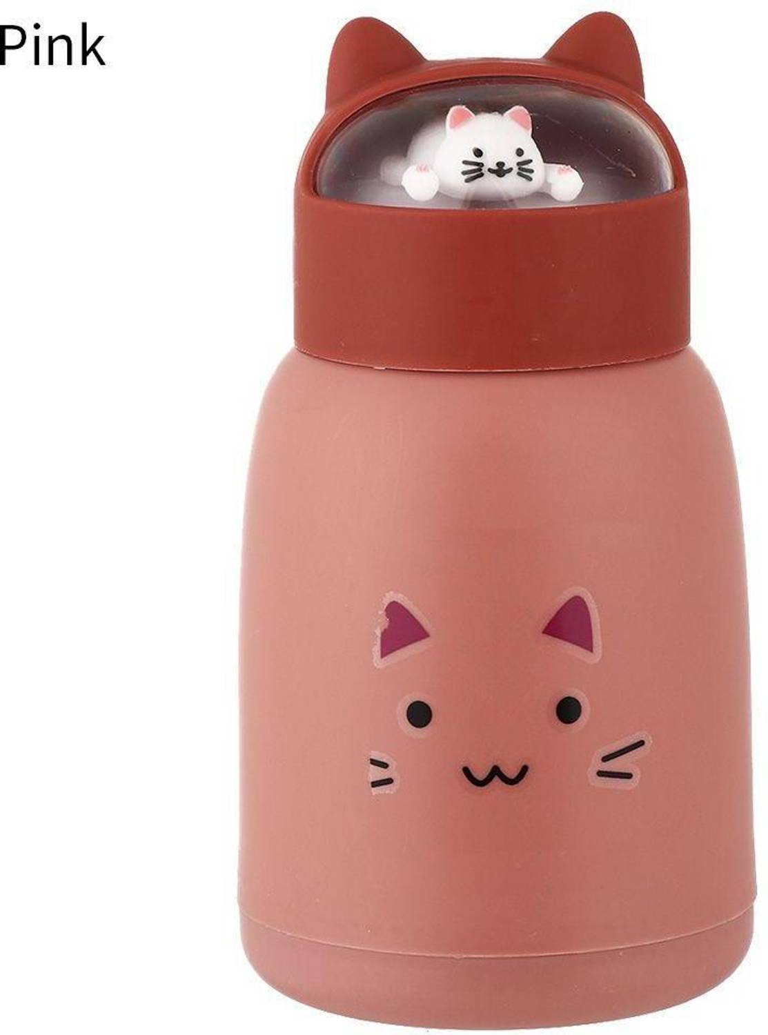 Amazing Cat Thickened Double Layer Thermal Insulation Glass Cup water bottle 360 ml Glass Bottle