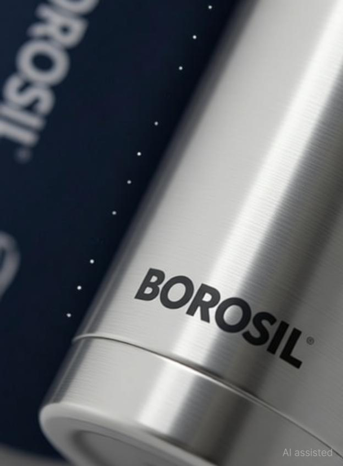 Image of BOROSIL Hydra Thermo Vacuum Insulated Water Bottle with Bag, 24 hrs Hot and Cold 500 ml Steel Flask