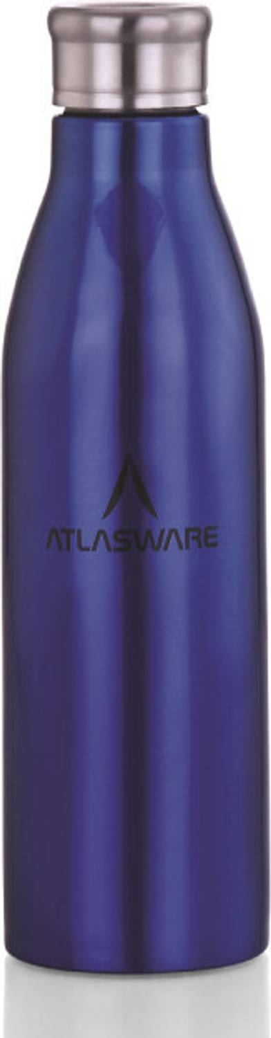 Atlasware Stainless Steel Water Bottle Dark Blue 1000 ml Steel Bottle