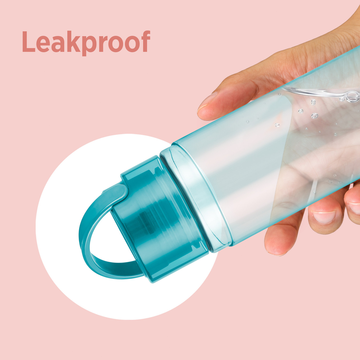 Image of MILTON Nirpet 1000 Water Bottle 1 Litre Each, Set of 6, Blue, BPA Free 1000 ml Plastic Bottle (Pack of 6, Blue)