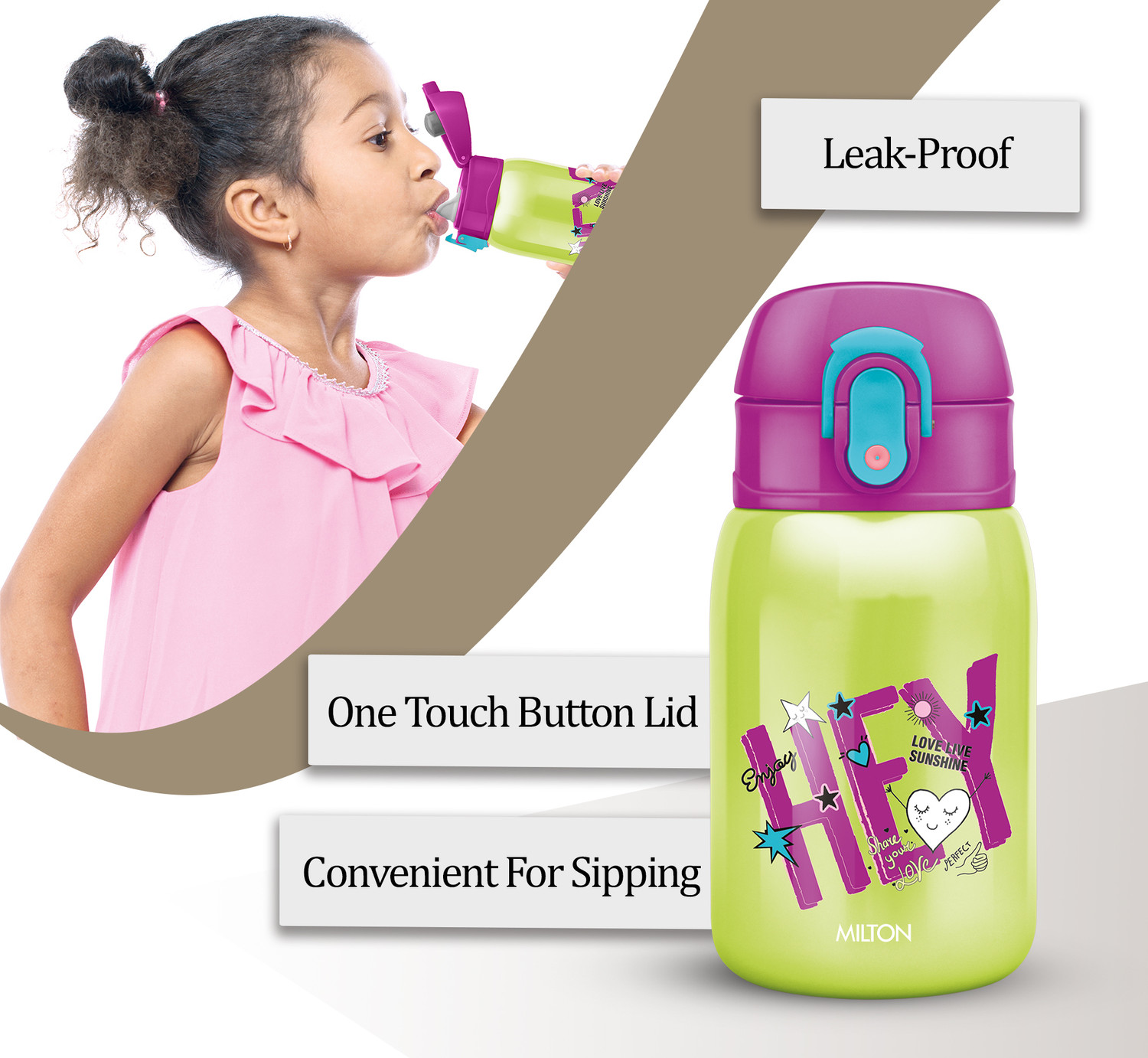 Image of MILTON Jolly 275 Thermosteel Water Bottle Kids 230 ml