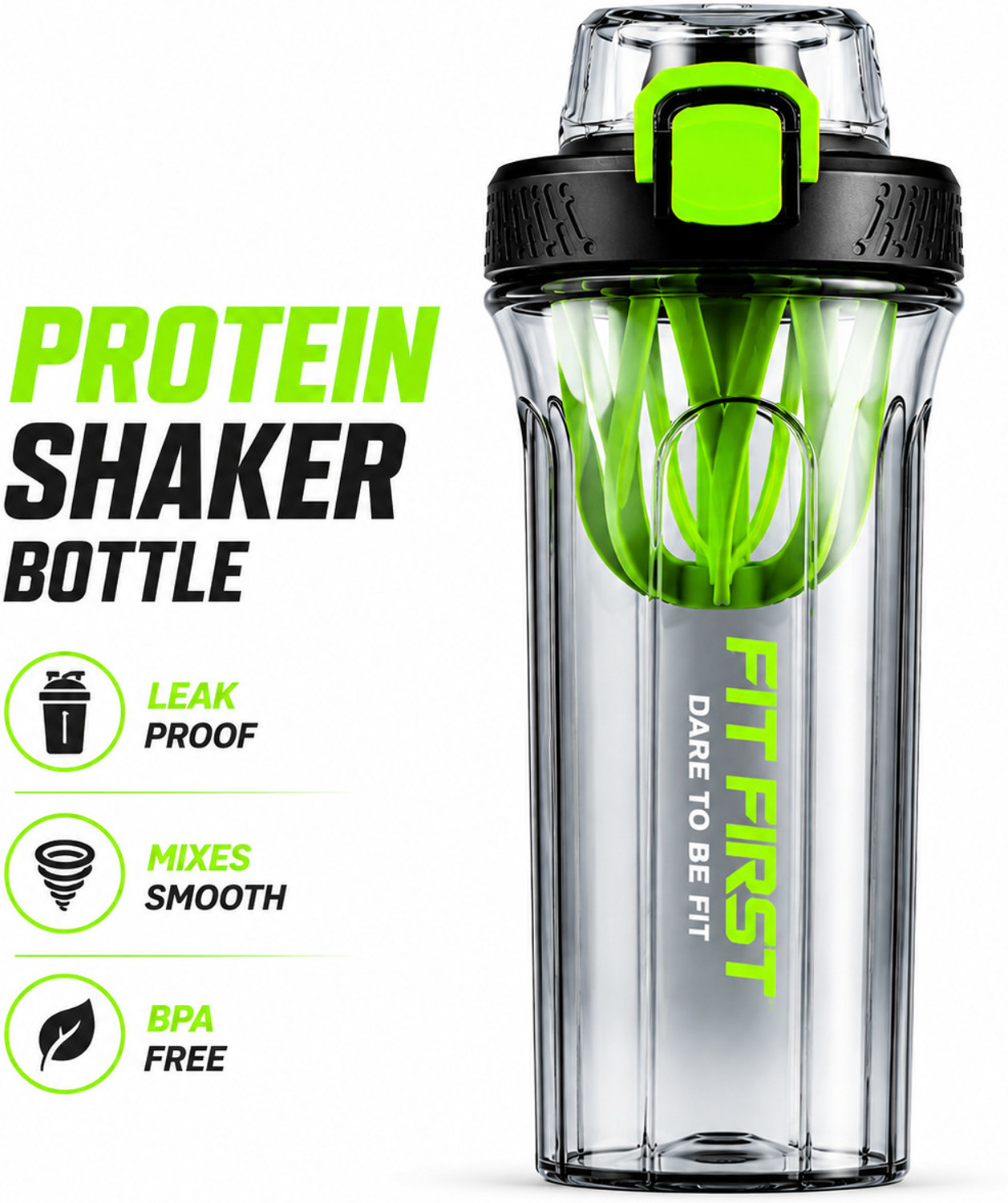 Image of SOFITT SOFIT Shaker Bottles For Protein Shake Gym Sipper 750 ml Plastic Shaker