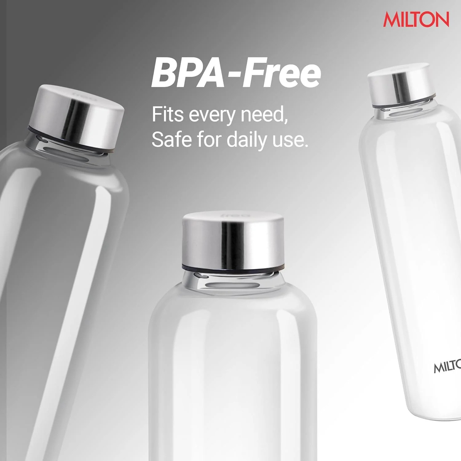 Image of MILTON COSTA PET WATER BOTTLE 2 PCS 1000 ml PET Bottle
