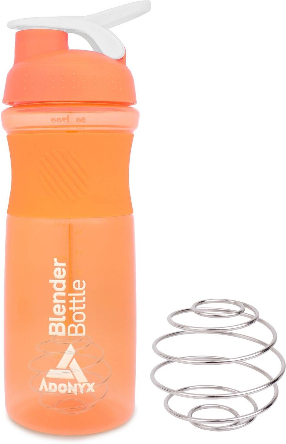 ADONYX Shaker Bottle Perfect for Protein Shakes and Pre Workout 750 ml Plastic Shaker