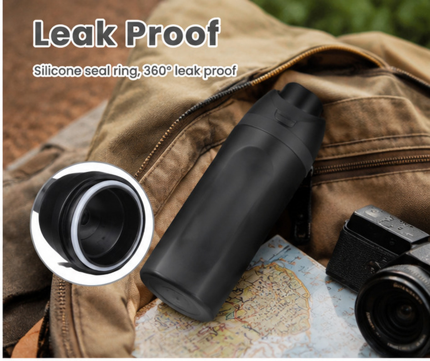 Image of Owala Water Bottle Stainless Steel Water Bottle750ML 750 ml Stainless Steel Bottle