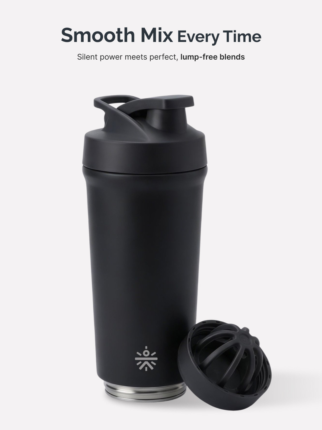 Image of Cult Bottom opener Steel Shaker - Leakproof, Noise-Free Mixing 700 ml Steel Shaker