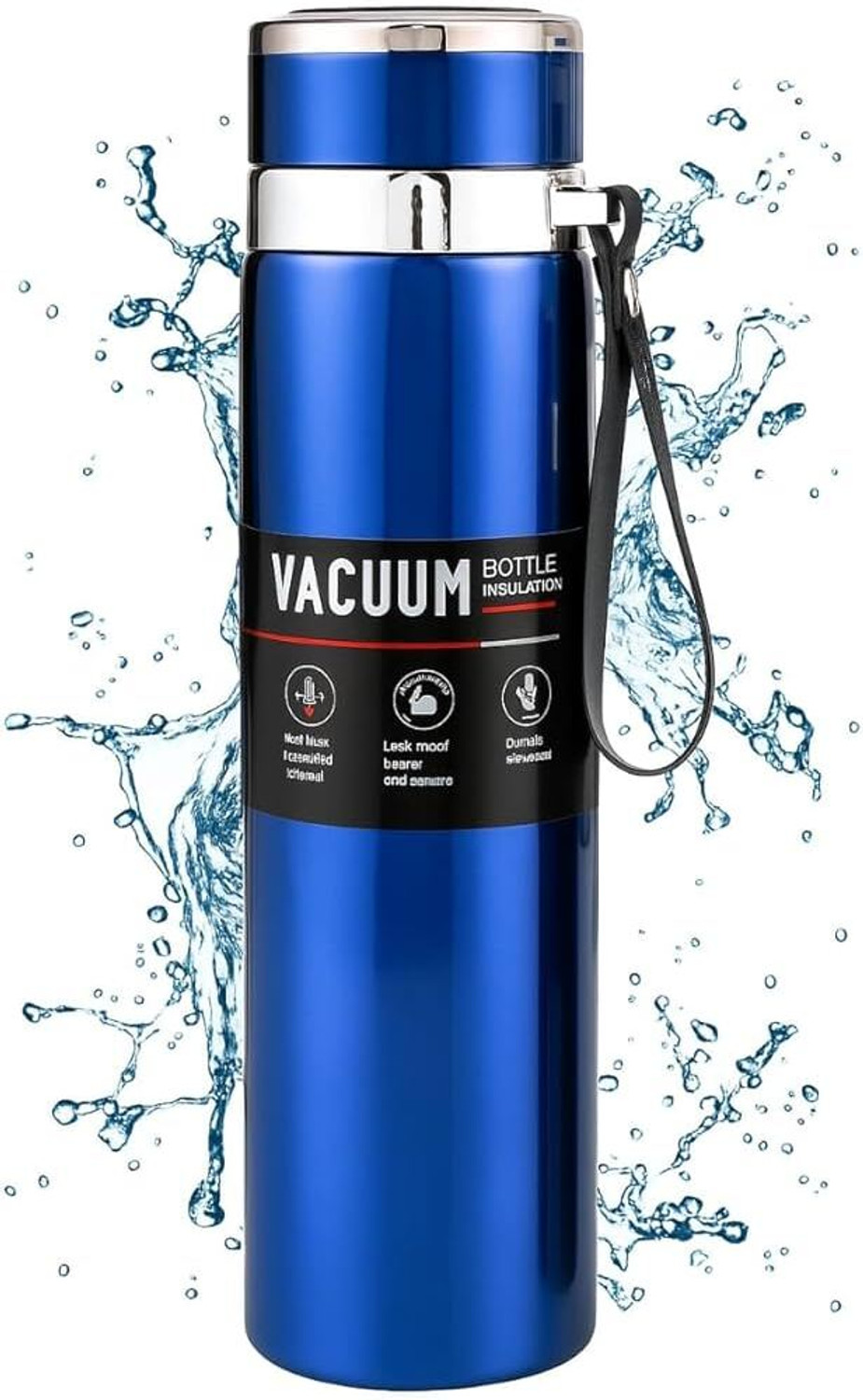 Image of beyondfantasy Vacuum Insulated Flask | Hot or Cold | Eco-Friendly | Stainless Steel 1000 ml Stainless Steel Flask