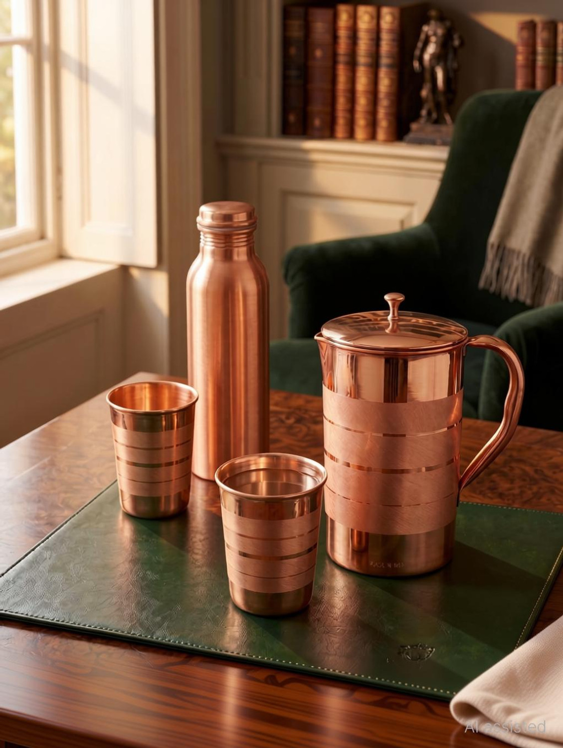 Image of sf hospitality 2.5 L Copper Water Jug