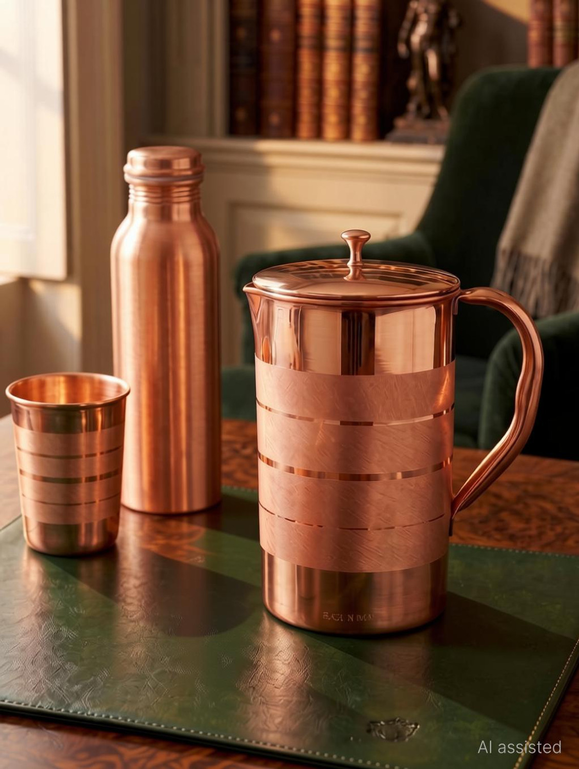 Image of sf hospitality 2.5 L Copper Water Jug