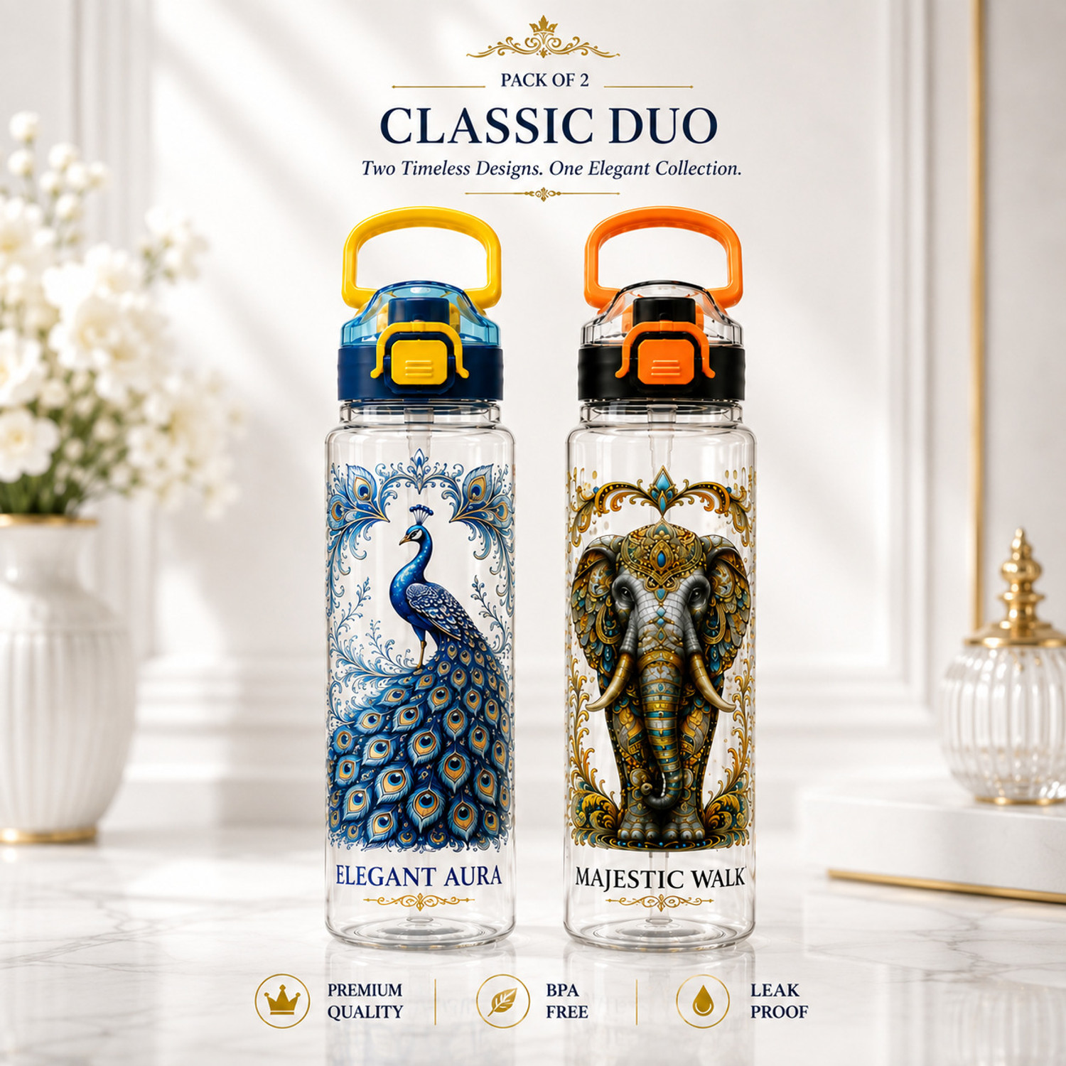 Image of Sentricus PLASTIC WATER BOTTLE 1115 ml Plastic Bottle