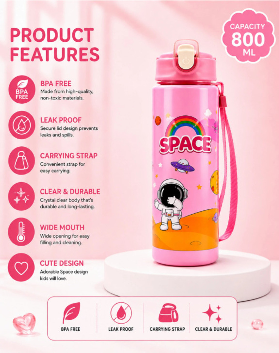 Image of Flitz Premium Kids Space 900 ml Plastic Bottle
