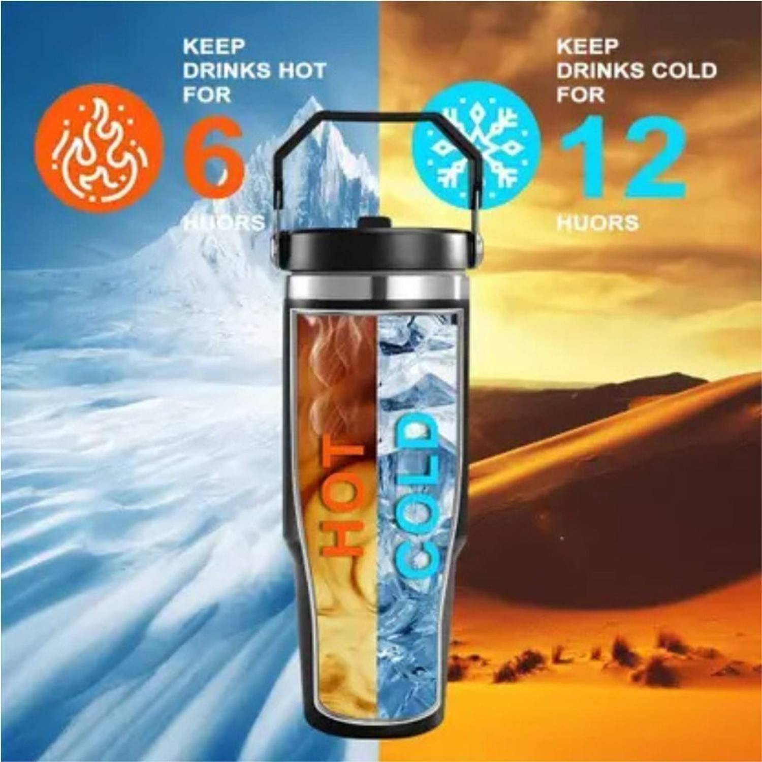 Presentkart 900 ML Steel Travel Tumbler - Image 5