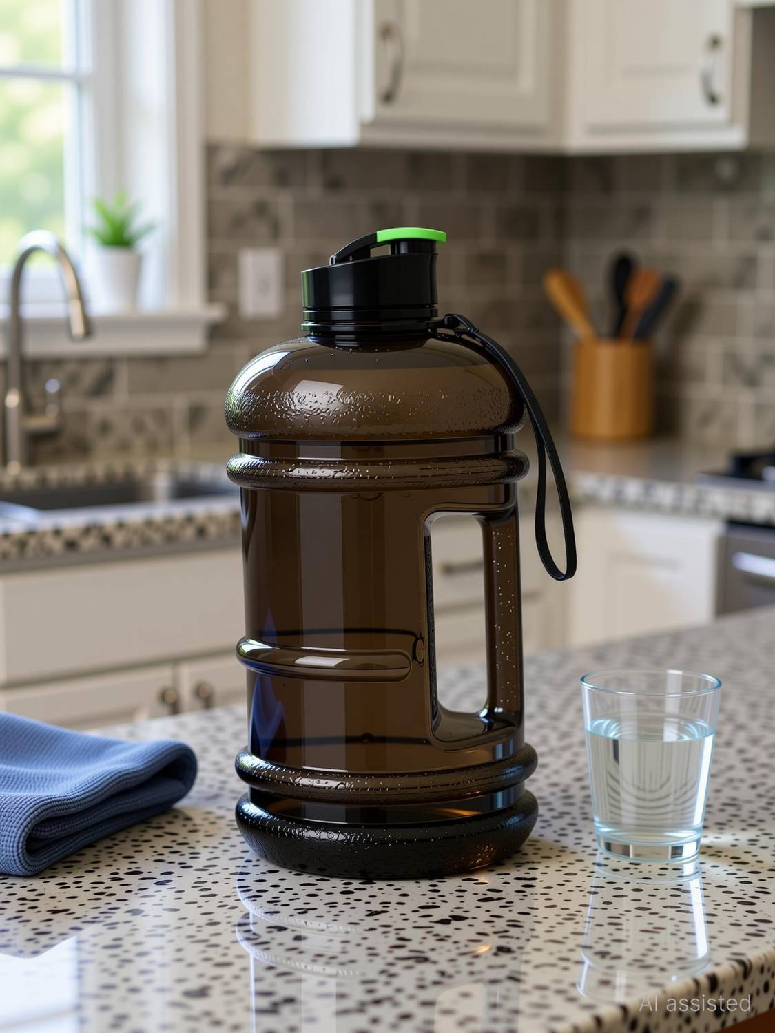 BBS BACKBONE 2000ml water gallon bottle, gym & sports water bottle 2200 ml Plastic Bottle