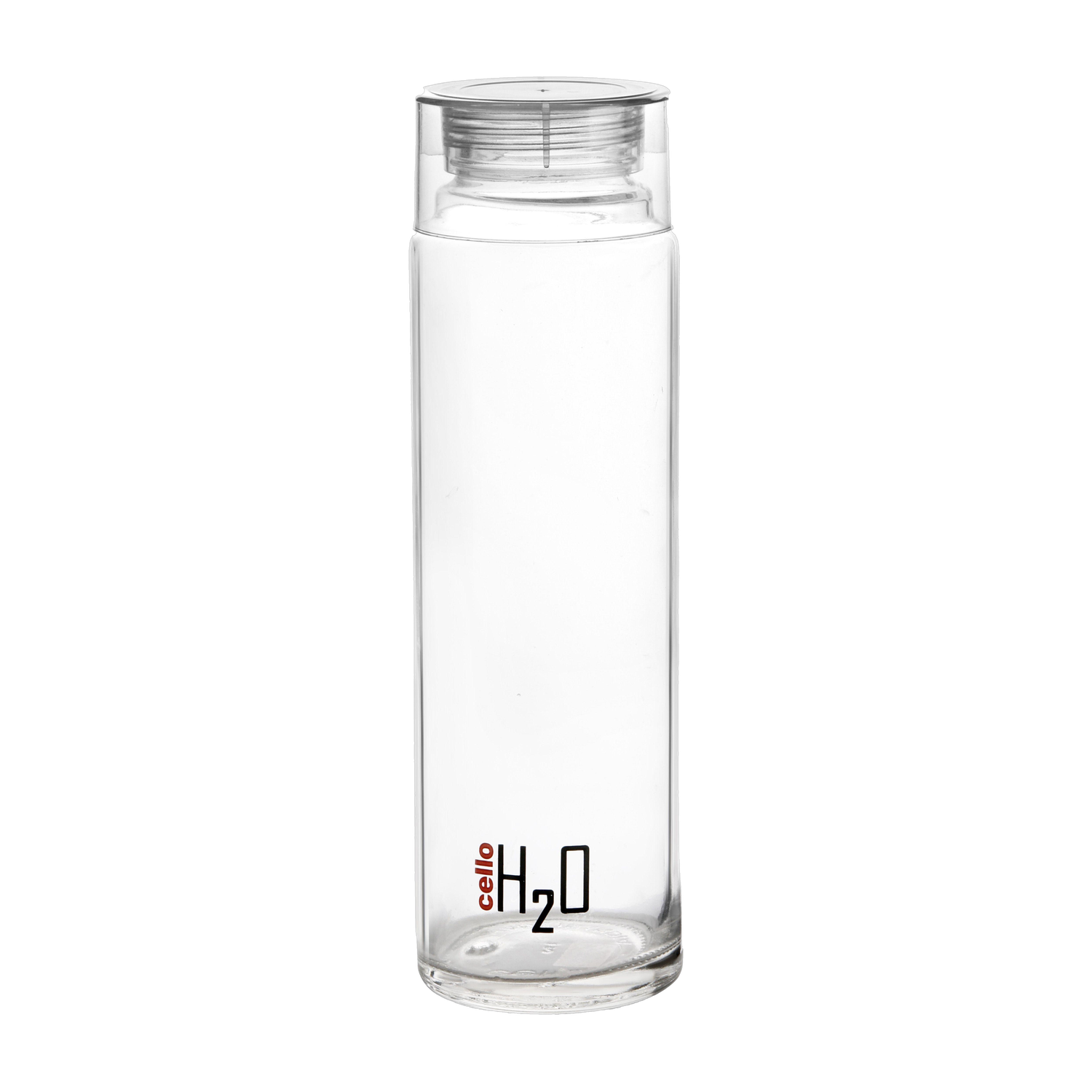 cello H2O 1000 Glass Fridge Water Bottle with Plastic Cap | Light weight | Leak proof 920 ml Glass Bottle