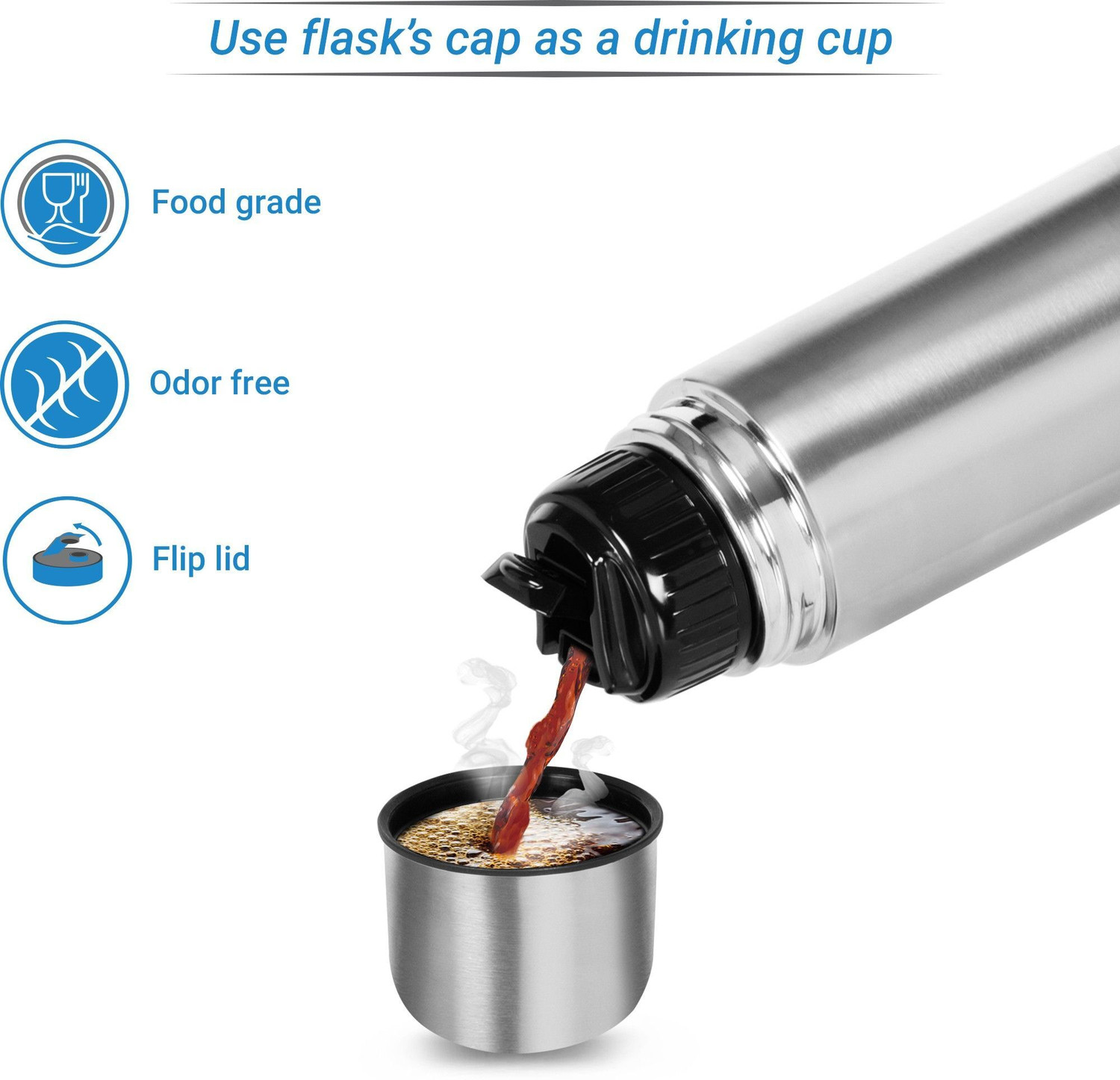 Image of Flipkart SmartBuy Thermosteel Flip Lid 1000 ml Flask�