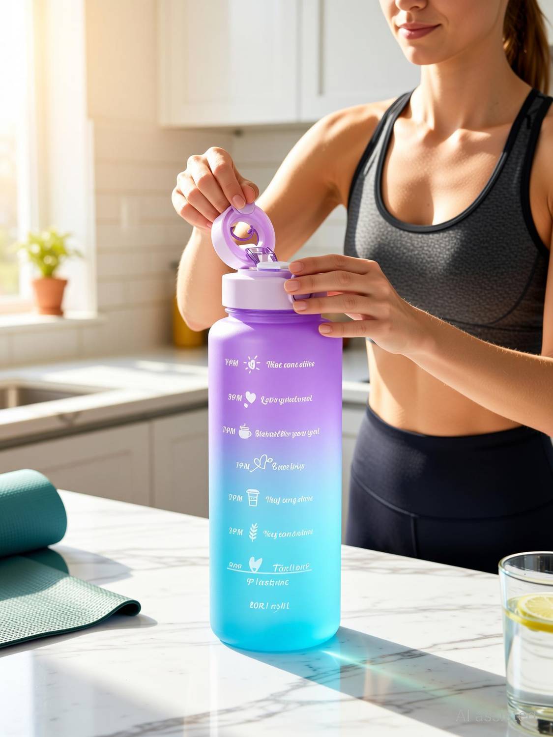 Torchit Set of 3 Water Bottle 2000ML, 900ML, 300ML with