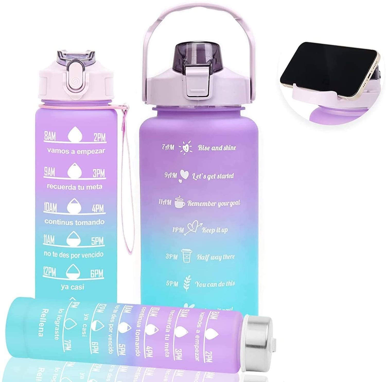 Torchit Set of 3 Water Bottle 2000ML, 900ML, 300ML with