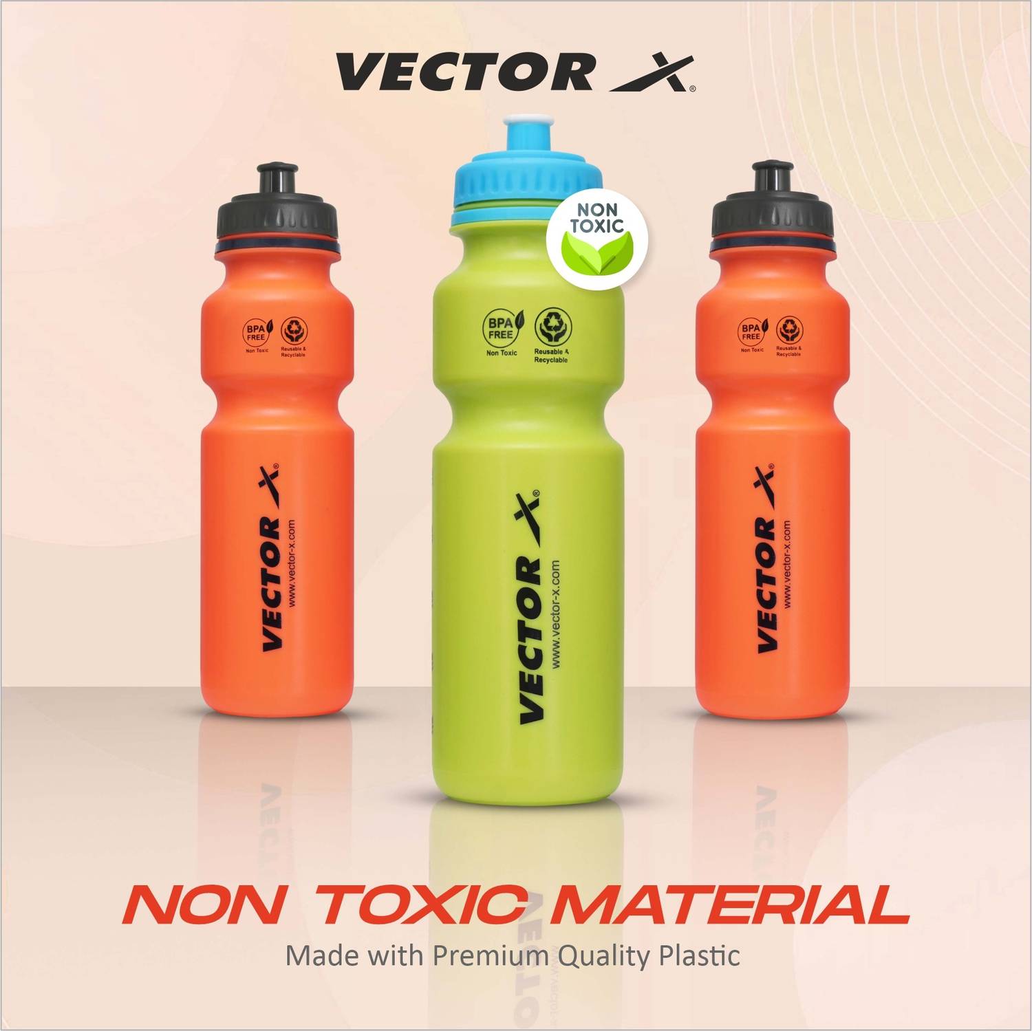 VECTOR X INVADER PRO Water Sipper For Gym, Yoga, Workout, Running