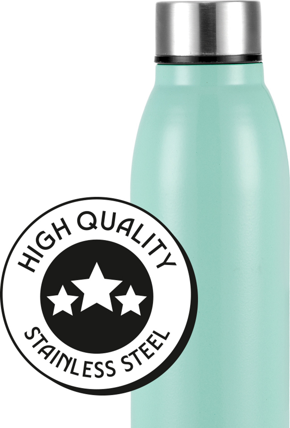 Image of BOROSIL 950ml Glacier BIS Approved, Made in India Single Wall Bottle 1 Year Warranty 950 ml Stainless Steel Bottle