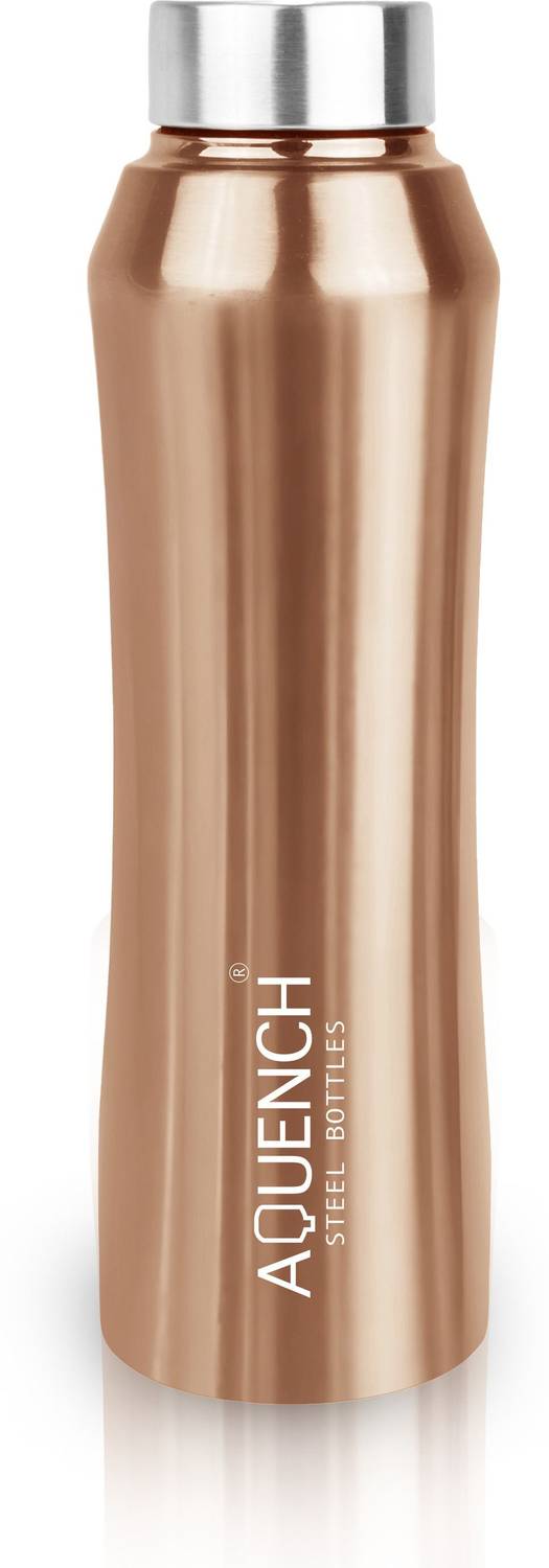 AQUENCH RUSH Stainless Steel Metallic Copper Coloured Water Bottles 990 ml Steel Bottle