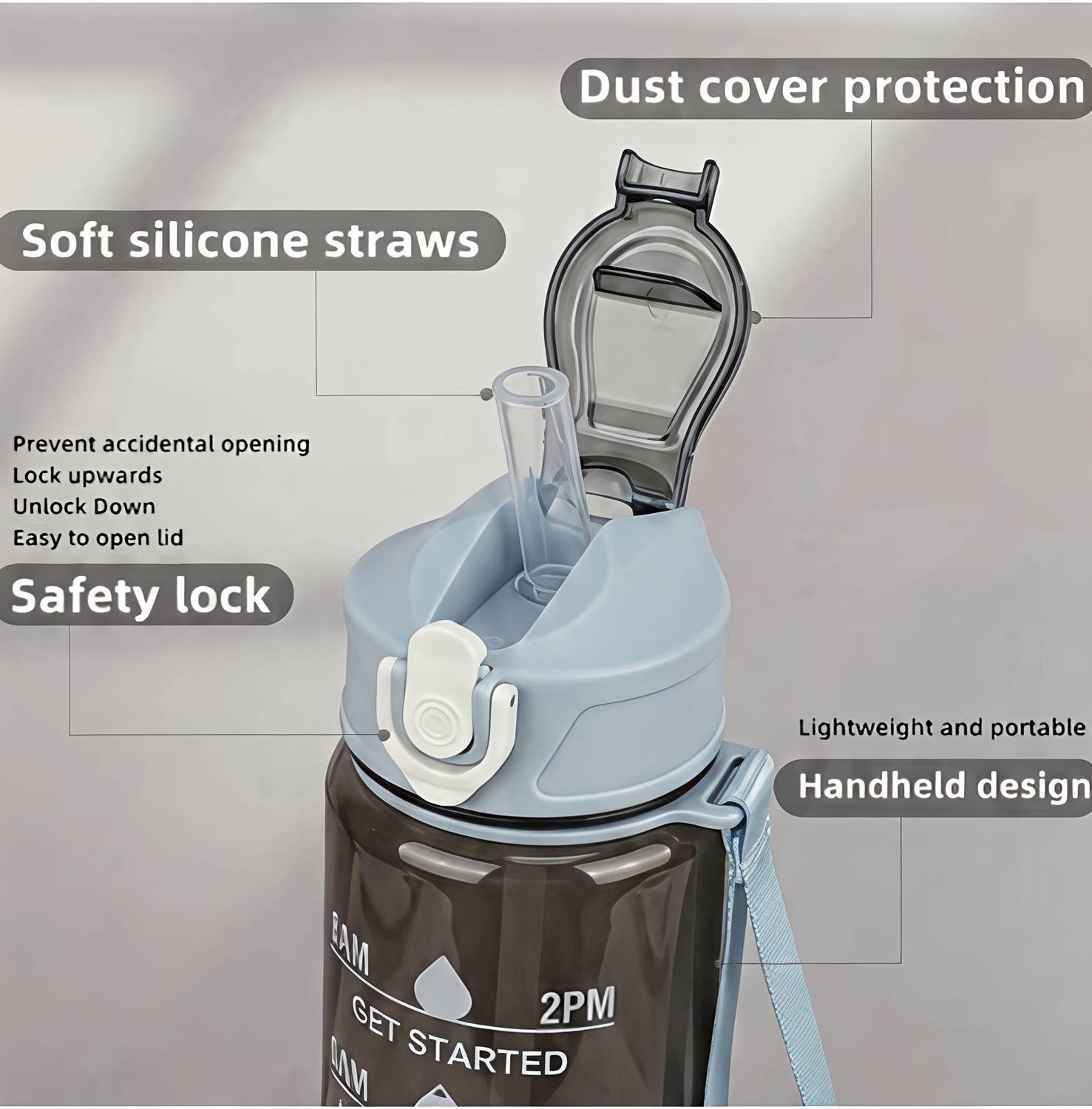 DRIFT 1L Plastic Sipper 950ml - Image 5