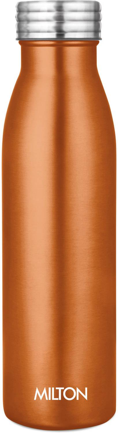 MILTON Breze 750 Stainless Steel Water Bottle, 730 ml, Metallic Orange 730 ml Steel Bottle