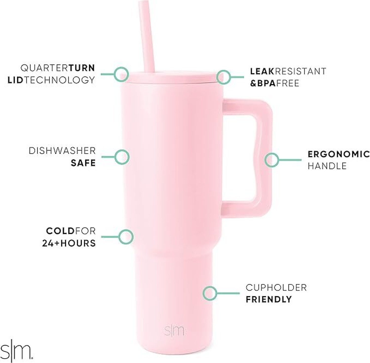 Image of NowExp Stainless Steel Tumble With Handle & Straw Hot & Cold Drink Leak Proof Multi Use 1200 ml Steel Bottle
