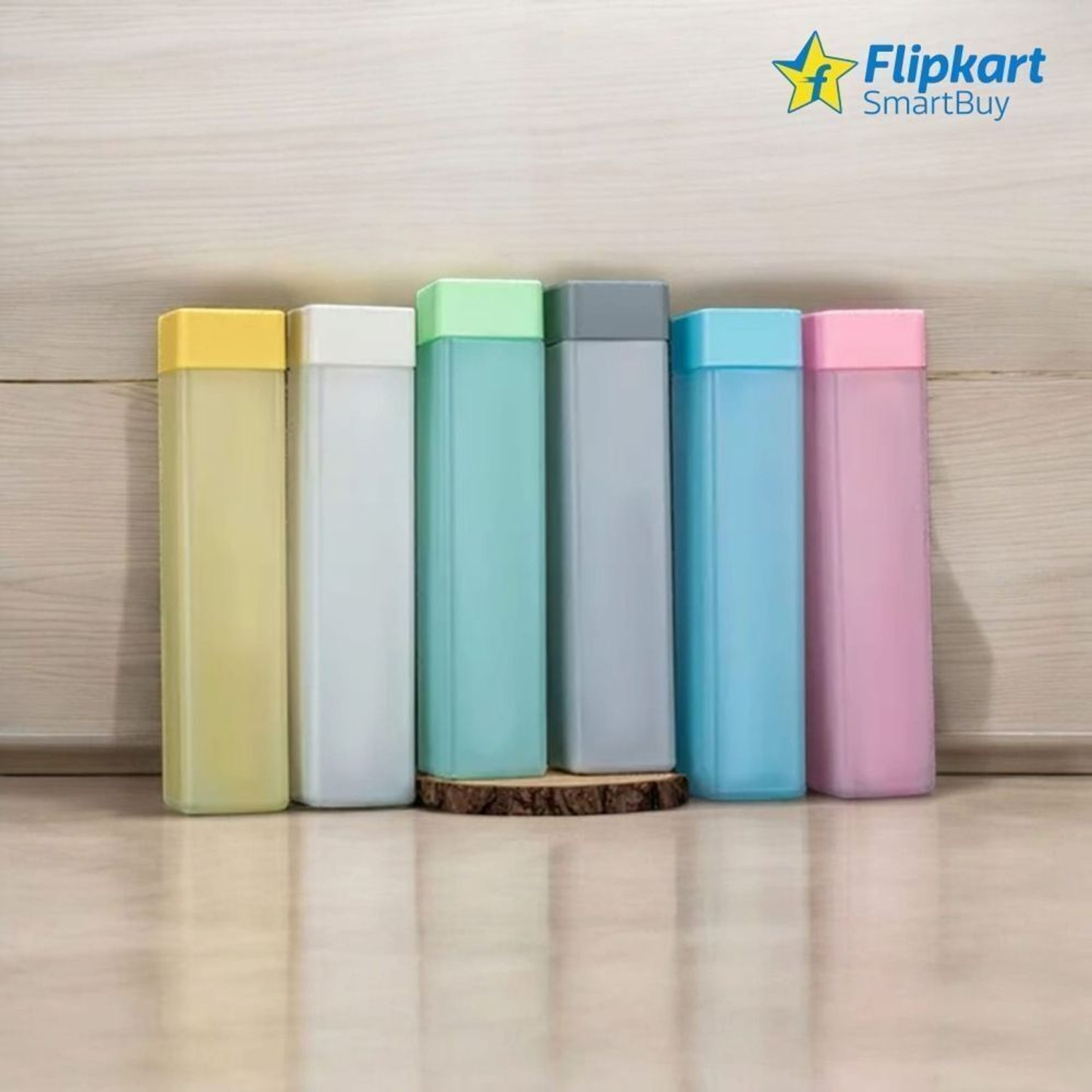 Image of Flipkart SmartBuy Plastic Food Grade Fridge Square Bottle 1000 ml Plastic Bottle