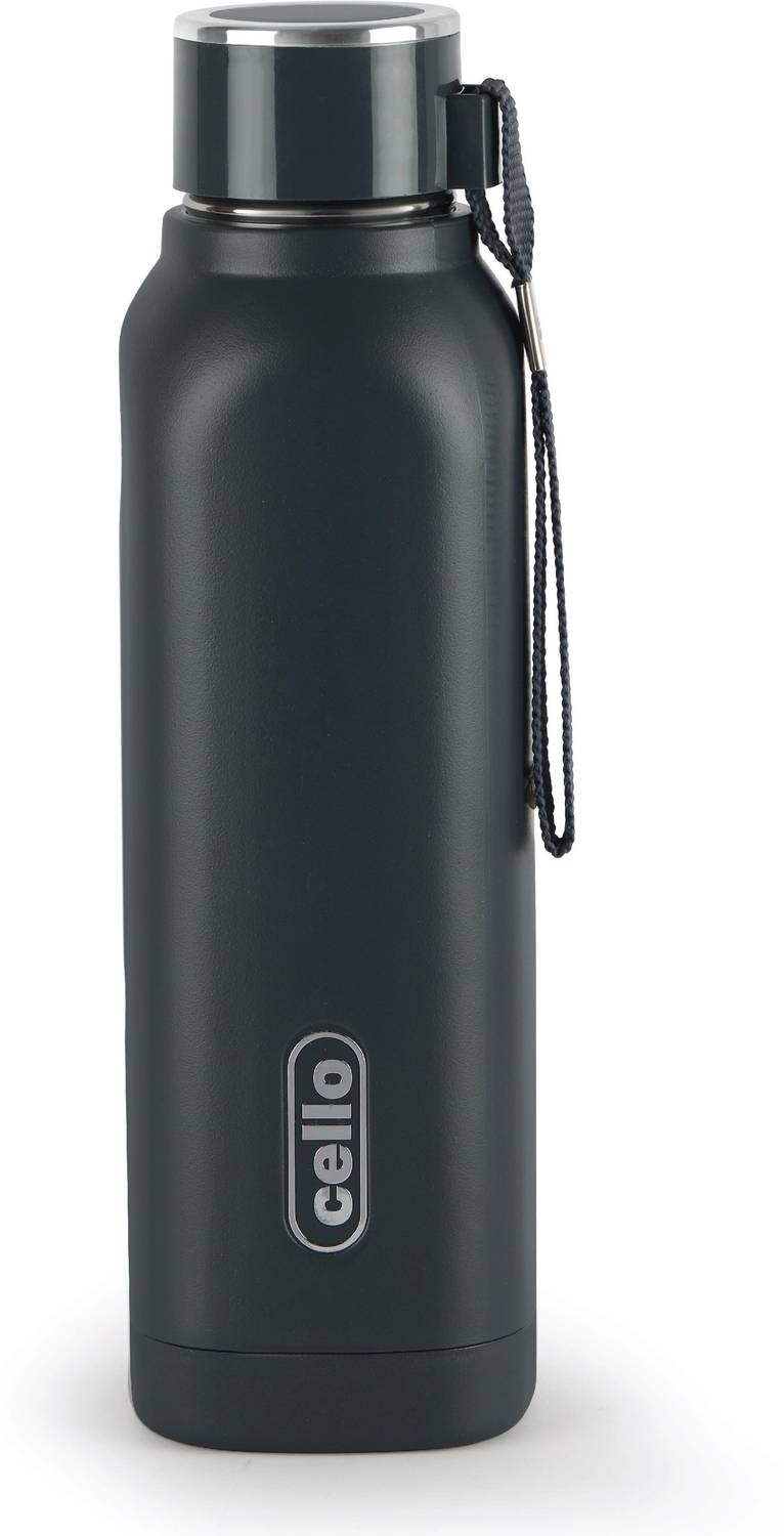 cello Puro Steel-X Royce 600 | PU Insulation | Leak Proof | Wide Mouth | 500 ml Stainless Steel Bottle