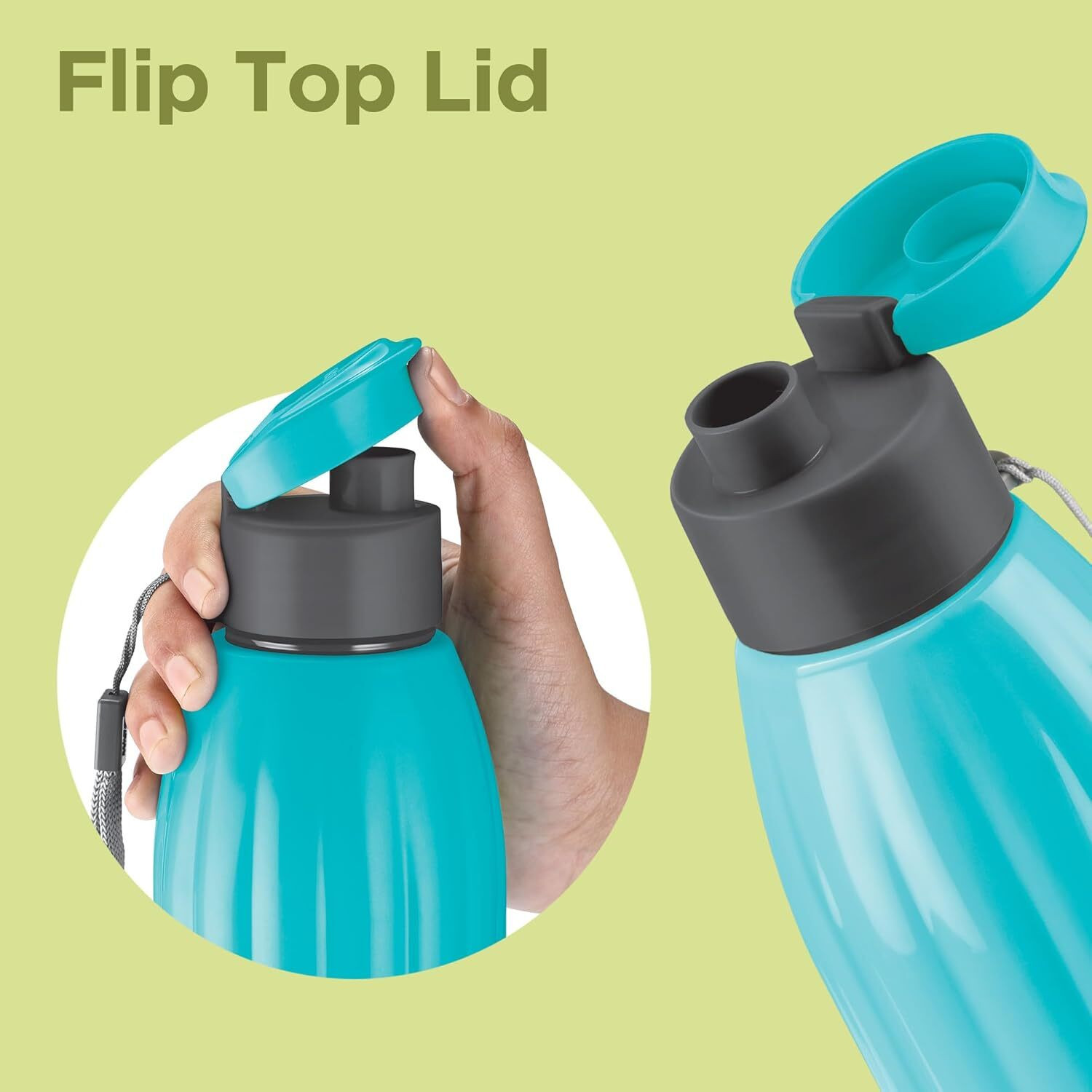 Image of MILTON Kool Windsor 600 Thermoware I Cold PU Insulated Water Bottle 560 ml Plastic Bottle