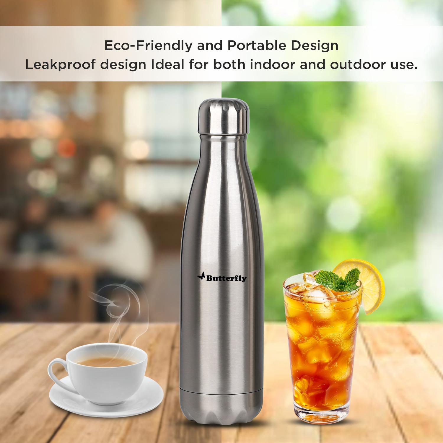 Image of Butterfly Aura Z Vacuum Flask 1 Litre 1000 ml Stainless Steel Flask