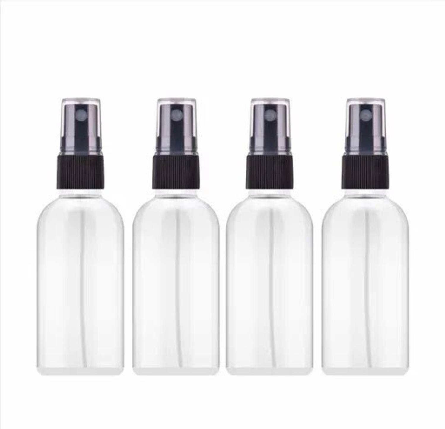 ASTRAMART PACK OF 4 CLEAR 100ML COSMETIC SPRAY BOTTLE 100 ml PET Bottle