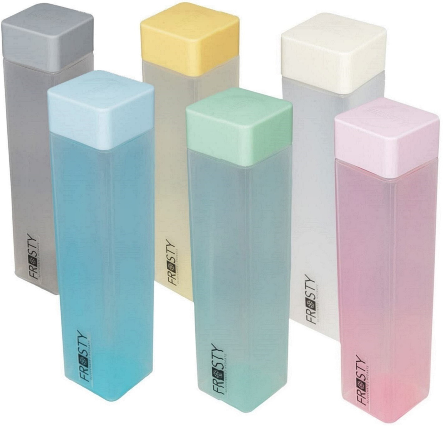 Image of RBGIIT Fridge Water Bottle Pack of 6 Pic Set H30 1000 ml Plastic Bottle