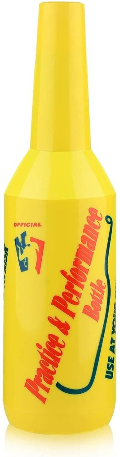 BARETAIL Flair Bartender Practice & Performance Bottle Yellow Colour, 700 ml Plastic Bottle