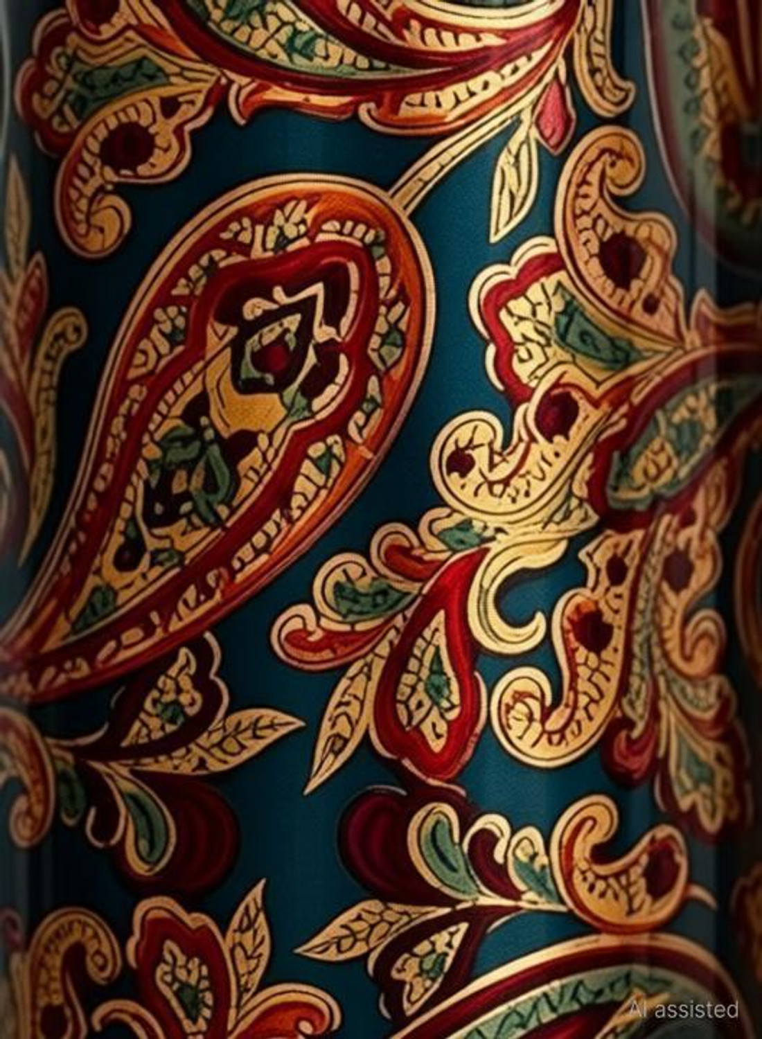 Image of bottlewala Printed 1000 ml Copper Bottle