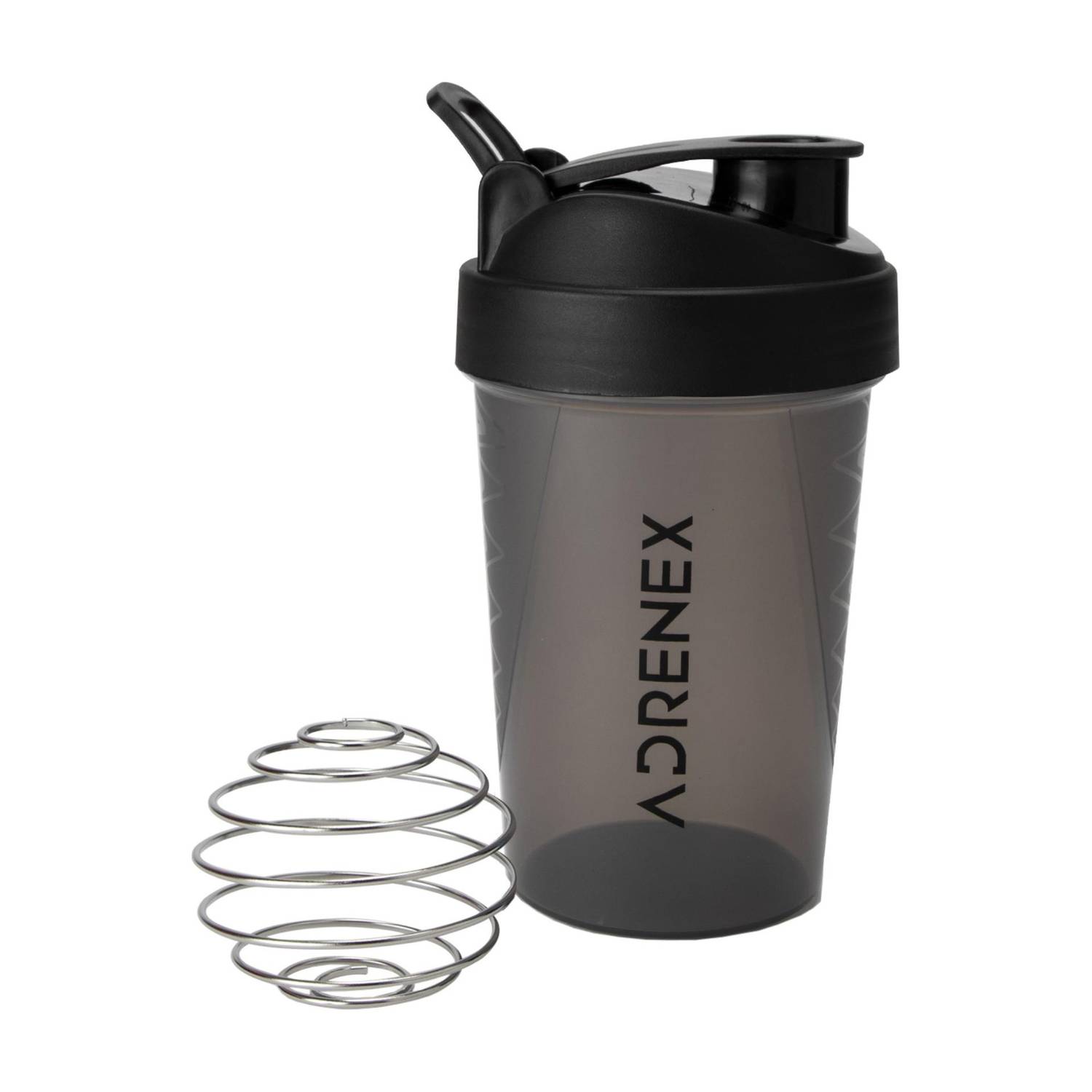 Adrenex BPA Free Gym Bottle with Mixer Ball 500 ml Plastic Shaker