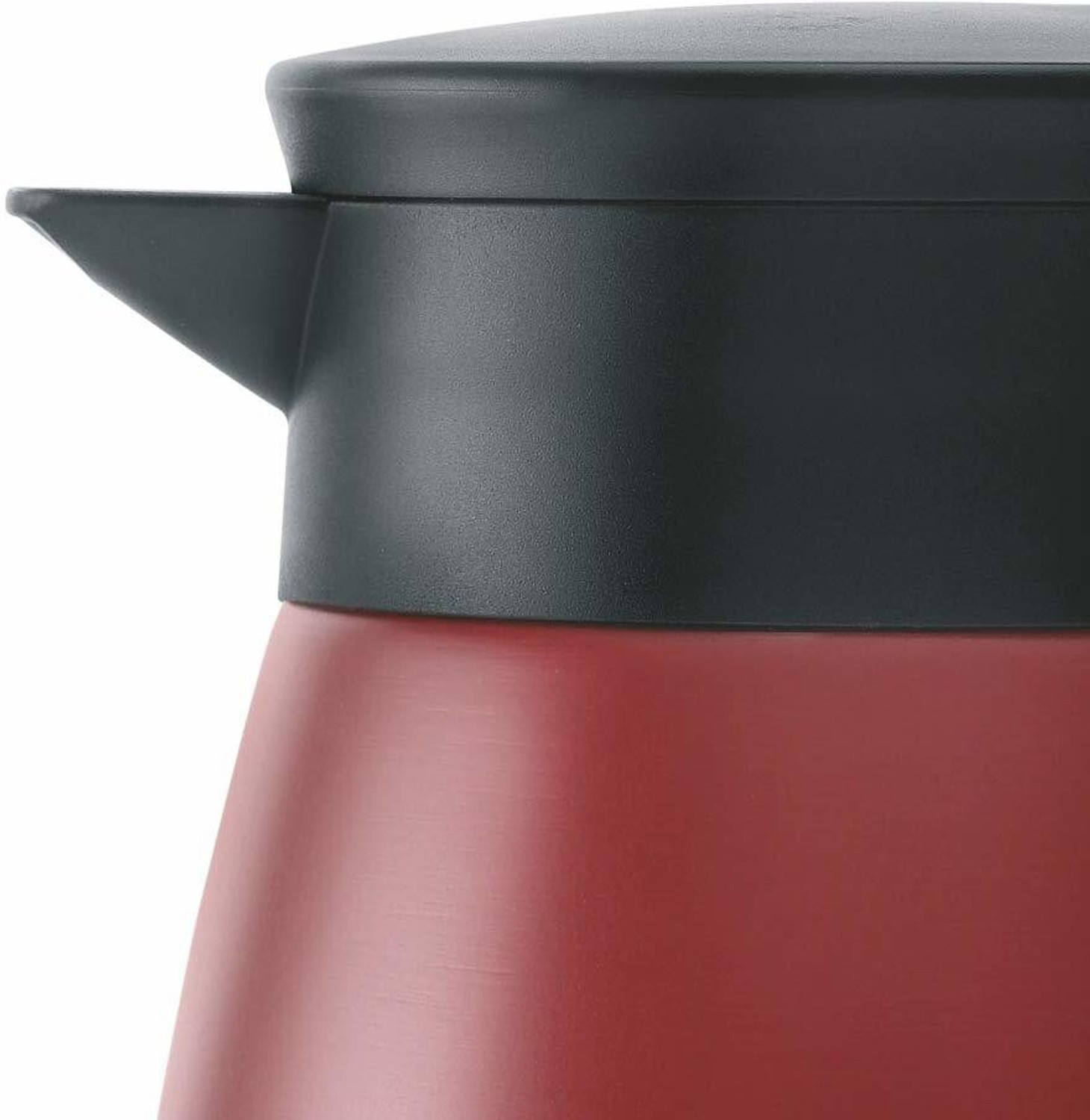 Image of BOROSIL 1.5 L Vacuum Insulated Teapot, 18 Hrs Hot & 24 Hrs Cold Carafe, BPA Free, Red 1500 ml Steel Flask