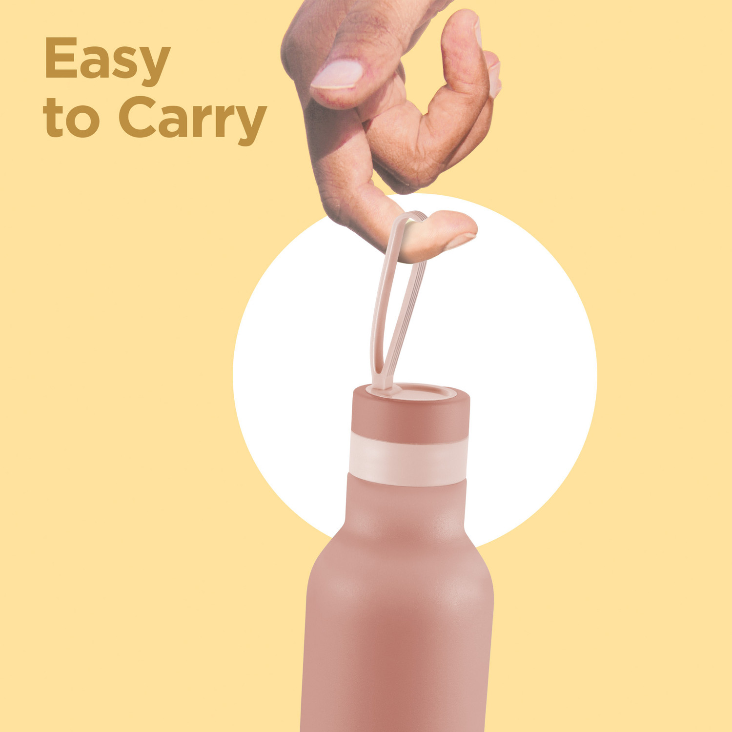 Image of MILTON Smarty 600 Thermosteel Water Bottle, ISI Certified, 24 Hr Hot and Cold 490 ml Steel Flask