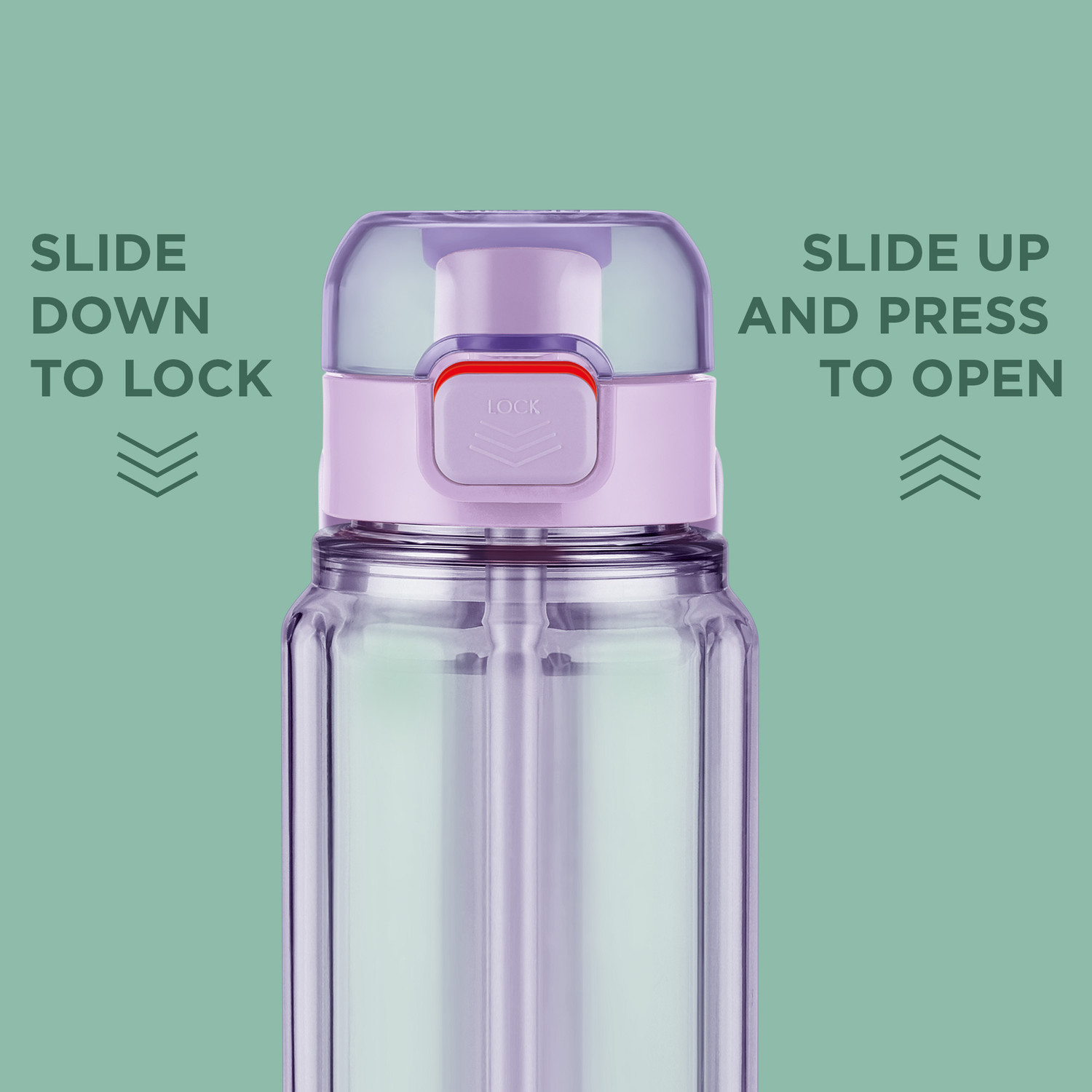 Image of MILTON Aston 700 BPA & BPS-Free Water Bottle 700 ml Leak-Proof | Sip & Gulp Lid Purple 700 ml Plastic Bottle