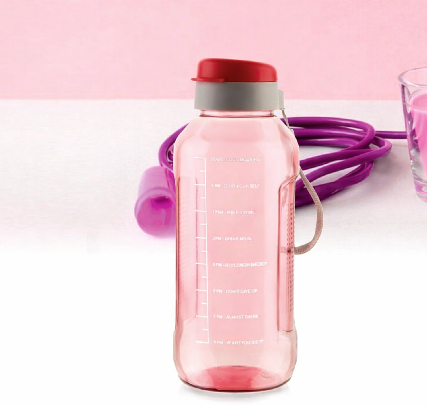 Image of Twizel Time Marker Motivational Bottle with Daily Hydration 1500 ml Plastic Bottle