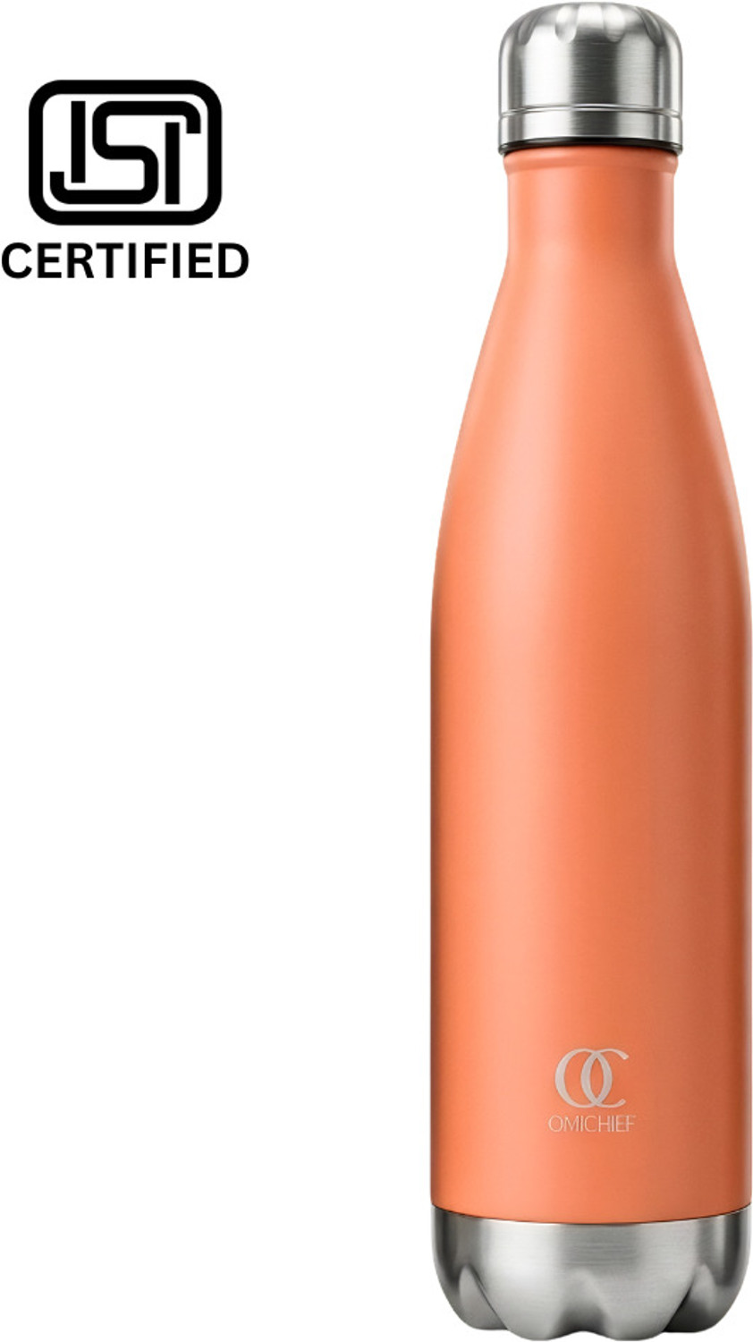 Image of Omichef Thermo Sleek | Vacuum Insulated Thermosteel Water Bottle | Hot & Cold 24 Hours 750 ml Steel Bottle