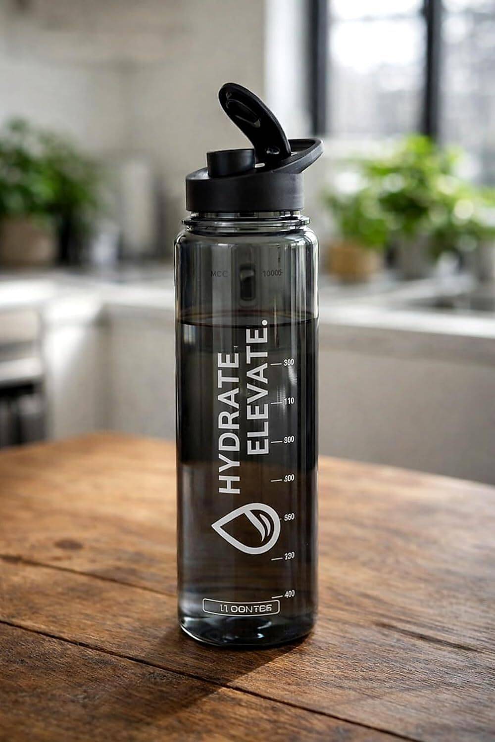 DecorDine 1L Motivational Water Bottle Pack of 2 - Image 2