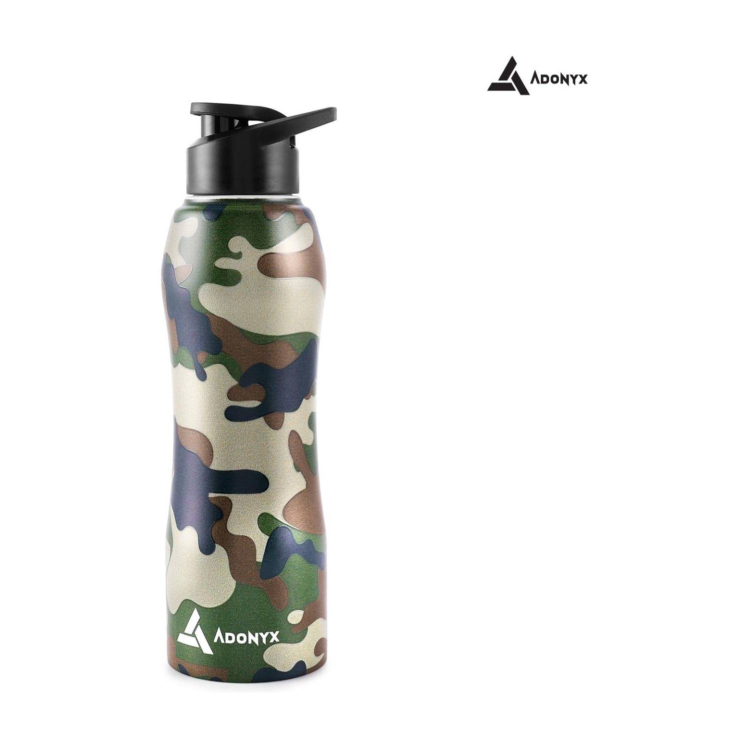 ADONYX Water Bottle 1 Litre Steel Water Bottles for School, Office, Home, Gym 1000 ml Steel Sipper