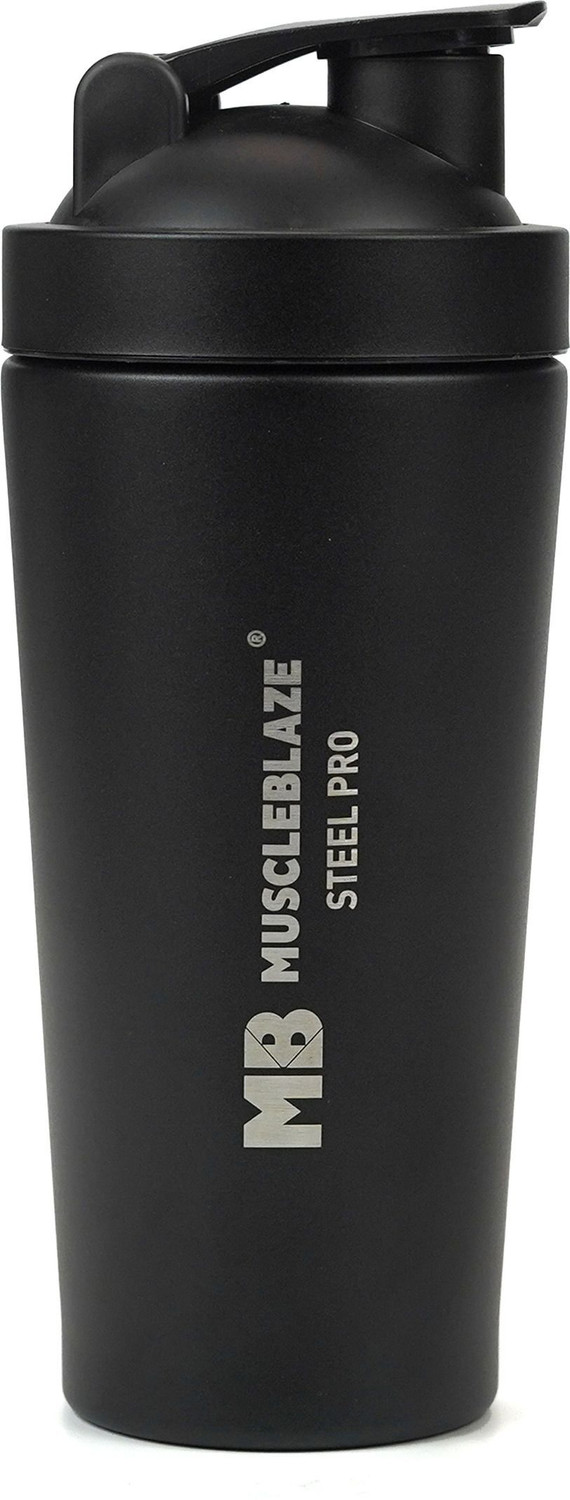 Image of MUSCLEBLAZE Stainless Steel Gym Shaker 700 ml Stainless Steel Shaker
