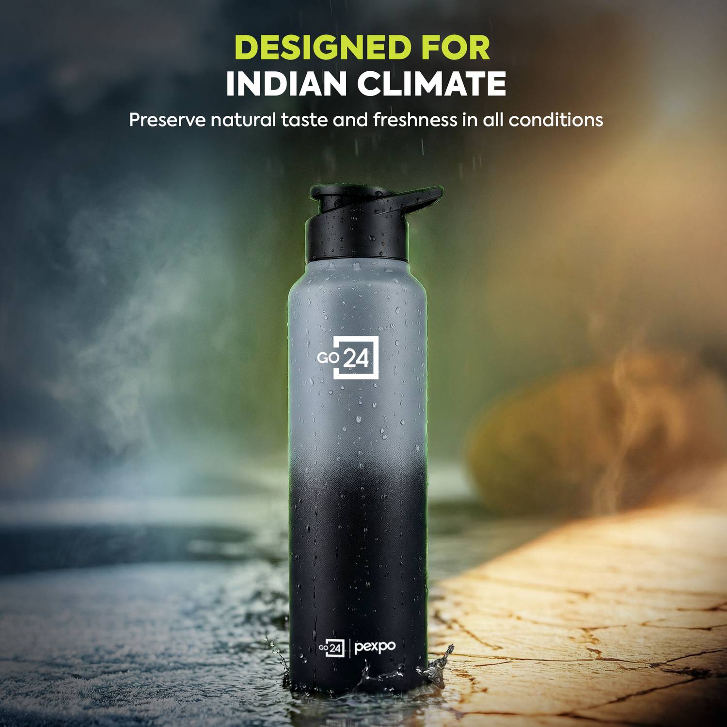Go24 Craft Pro 950 ml Stainless Steel Bottle - Image 4